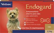 Vermífugo Endogard para Cães até 2,5 kg 2 Comprimidos