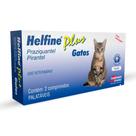 Vermífugo Helfine Plus Gatos 2 Comprimidos