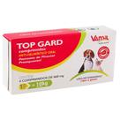 Vermífugo Top Gard 660mg para Cães e Gatos com 4 Comp.