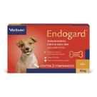 Vermífugo Virbac Endogard para Cães até 10 Kg com 2 comprimidos