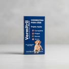 Vermitril Max 4 Comp. Antipulgas, Carrapatos e Vermífugo para Cães 30 a 60kg Tripla Ação Completa