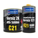 Verniz 2k alto solido c21 900ml + end h21 450ml