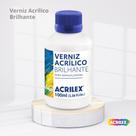 Verniz acrilico brilhante - pet/100ml sem cor