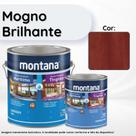 Verniz Base Água Tingidor Mogno Brilhante 3,6L Montana para Madeira Verniz Base Água Tingidor Mogno Brilhante 3,6L Montana para Madeira