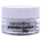Verniz de unhas Cuccio Colour Powder Platinum Silver Glitter 15mL
