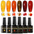 Verniz de Unhas MTSSII Jelly Crystal Gel - 6 Cores Translúcidas Verniz de Unhas MTSSII Jelly Crystal Gel - 6 Cores Translúcidas