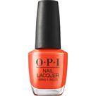 Verniz de unhas OPI Make 'Em Jelly, laranja coral semitransparente