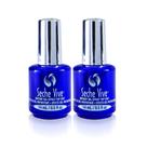 Verniz de unhas Top Coat Seche Vive Gel Effect, pacote com 2 unidades