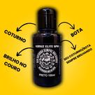 Verniz Elite SPM 100ml Preto para Couro Brilho Intenso com Esponja e Flanela