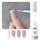 Verniz em Gel GAOY White Swirl Art Liner 8ml - Pincel Fino Verniz em Gel GAOY White Swirl Art Liner 8ml - Pincel Fino