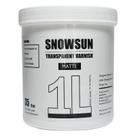 Verniz fosco SNOWSUN 1L para pintura acrílica, não amarelado