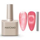 Verniz Gel MAYCHAO Cat Eye Candy Pink 15ml - Com Imã