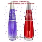 Verniz intensificador de vermelho e Verniz extra brilho Impala
