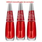 Verniz intensificador de vermelho - kit com 3 unidades