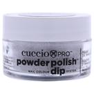 Verniz para unhas Cuccio Pro Powder Polish Dip Silver 15mL