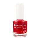 Verniz para unhas Dazzle Dry Lit semitransparente vermelho brilhante 15mL Verniz para unhas Dazzle Dry Lit semitransparente vermelho brilhante 15mL