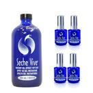 Verniz para unhas Top Coat Seche Vive Professional Kit 470ml