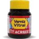 Verniz Vitral Vermelho Fogo 37ML - Caixa com 06 Unidades