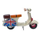 Vespa miniatura vintage branca 23x12.5