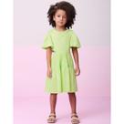 Vestido Aberturas Laterais Verde Lima - Momi