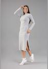 Vestido Adulto de Manga Longa em Ribana Canelada Just Basic