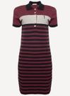 Vestido Aleatory Listrado Prime Vinho