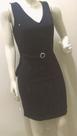 vestido alfaiataria preto