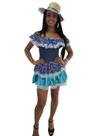 Vestido Anabela Adulto Festa Junina Quadrilha Quermesse São João Arraiá, Carnaval, Festas a Fantasia.,