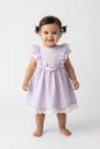 Vestido aniversário bebê Festa Renda Laço Luxo Papilloo