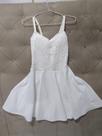 Vestido Ano Novo de renda branco tamanho único(38 até o 42)