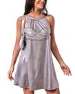 Vestido ANYFITTING Sparkly Halter Disco Metallic Sliver 2024 Vestido ANYFITTING Sparkly Halter Disco Metallic Sliver 2024