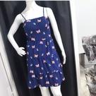 Vestido azul Borboleta
