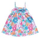 Vestido Azul Floral Laco Kiko E Kika Vestido Azul Floral Laco Kiko E Kika