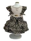 Vestido Babados Oncinha para cachorro e gato