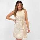 Vestido Bana Bana Regata Curto Estampado com Cinto Feminino
