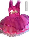 Vestido Barbie rosa com tule
