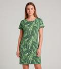 Vestido Básico Com Gola Redonda Infinita Cor Verde
