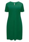 Vestido Básico Curto Canelado Plus Size Lunender 00478
