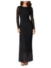 Vestido BEAUDRM Fall Wedding Guest de manga comprida preto para mulheres Vestido BEAUDRM Fall Wedding Guest de manga comprida preto para mulheres