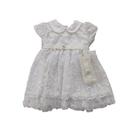 Vestido Bebe Batizado Branco Rocicle G