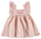 Vestido Bebê Bordado Floral 1068 Vestido Bebê Bordado Floral 1068