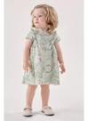 Vestido Bebê com Babado e Strass Kiki Xodó Cor:VerdeTamanho:G