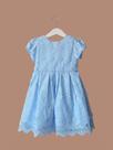 Vestido Bebê Guipir Bloom 3D - Roupa para Festas e Ocasiões Especiais