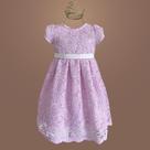 Vestido Bebê Guipir Folhas - Elegância e Delicadeza para Festas e Passeios