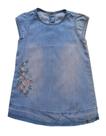 Vestido Bebê Jeans Manga Curta Dmenor