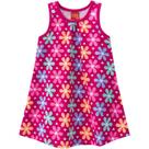 Vestido Bebê Kyly em meia malha, estampa floral.109606