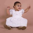 Vestido Bebê Laise Verano - Perfeito para Batizado e Casamento