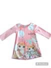Vestido bebê manga longa, tamanho M