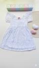Vestido Bebê Menina Estampa Devorê Kyly Cor:BrancoTamanho:3 Vestido Bebê Menina Estampa Devorê Kyly Cor:BrancoTamanho:3