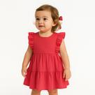 Vestido Bebê Menina Natal com Calcinha Papilloo